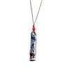 Ceramic Jewelry Bamboo Whistle Can Be Blown Vintage Necklace Trade Chain Bohemian Jewelry