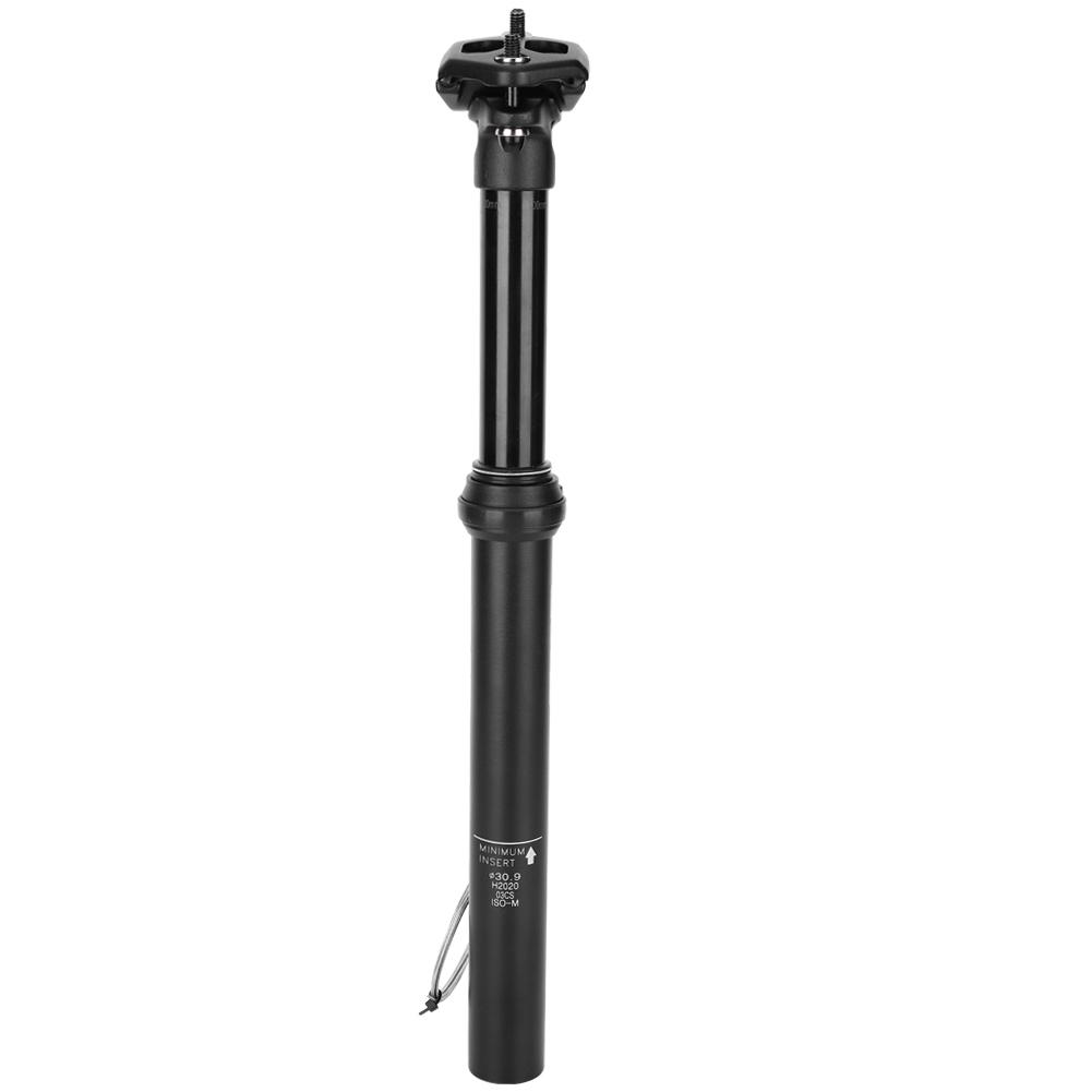 7075 Aluminium Alloy Black Road Wire Control Oil Pressure Lifting Seatpost Mountain Bike Accessory(External Wi 31.6MM*375MM )