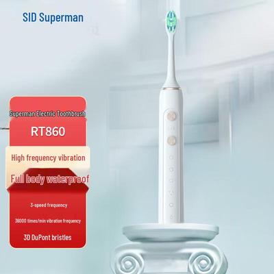 Superman RT860 Sonic Electric Toothbrush for Couples CN Plug (adapter Included)