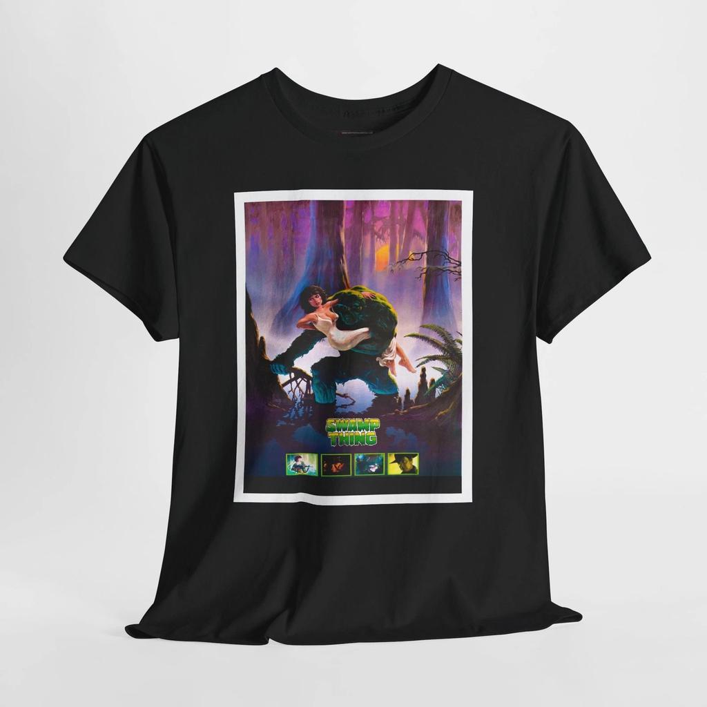 Swamp Thing 1982 Retro Movie Poster Horror Unisex Graphic T-Shirt