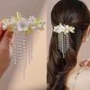 1PC Fashion Elegant Pearl Tassel Hair Claw Clips Hairpins Flower Hair Clip Headwear for Women Girls Hair Accessories