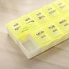 7 Days Weekly Candy Pill Case Medicine Tablet Dispenser Organizer Pill Box Splitters Pill Storage Organizer Container