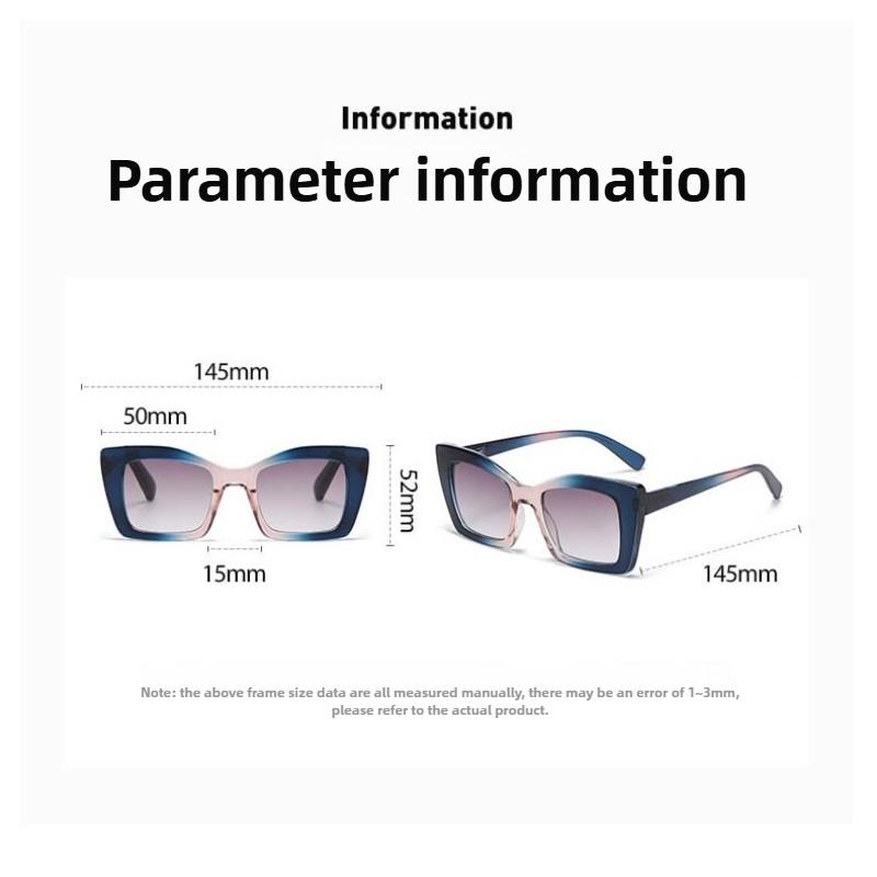 Women's Large Frame Progressive Color Lens Reading Glasses Durable Comfortable PC HD Eye Protection Eyeglasses 0 TO +4.0