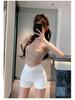 2025 Women's High-Waist Black Spicy Girl Shorts - Slimming Korean Style Hip-Wrap Casual Summer Hot Pants