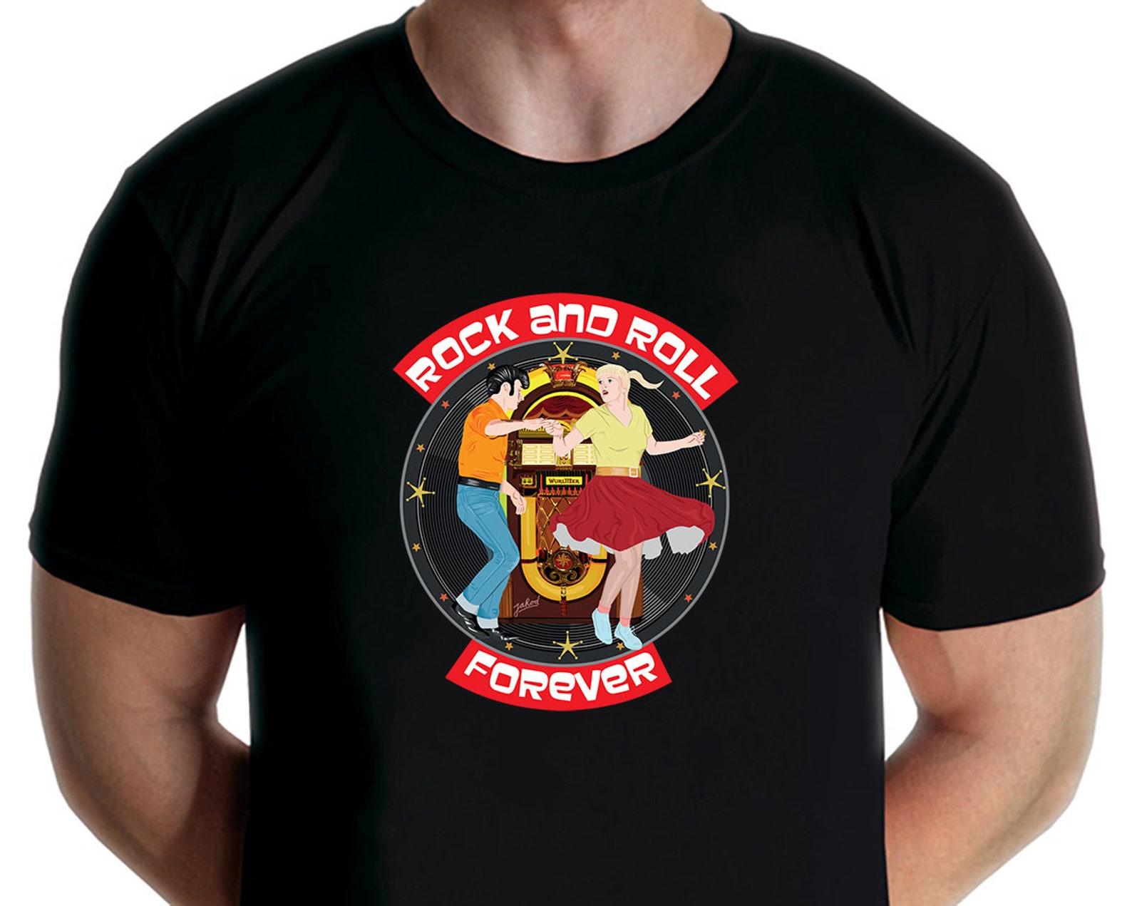 Rock and Roll Forever T-shirt (Jarod Art) 4XL