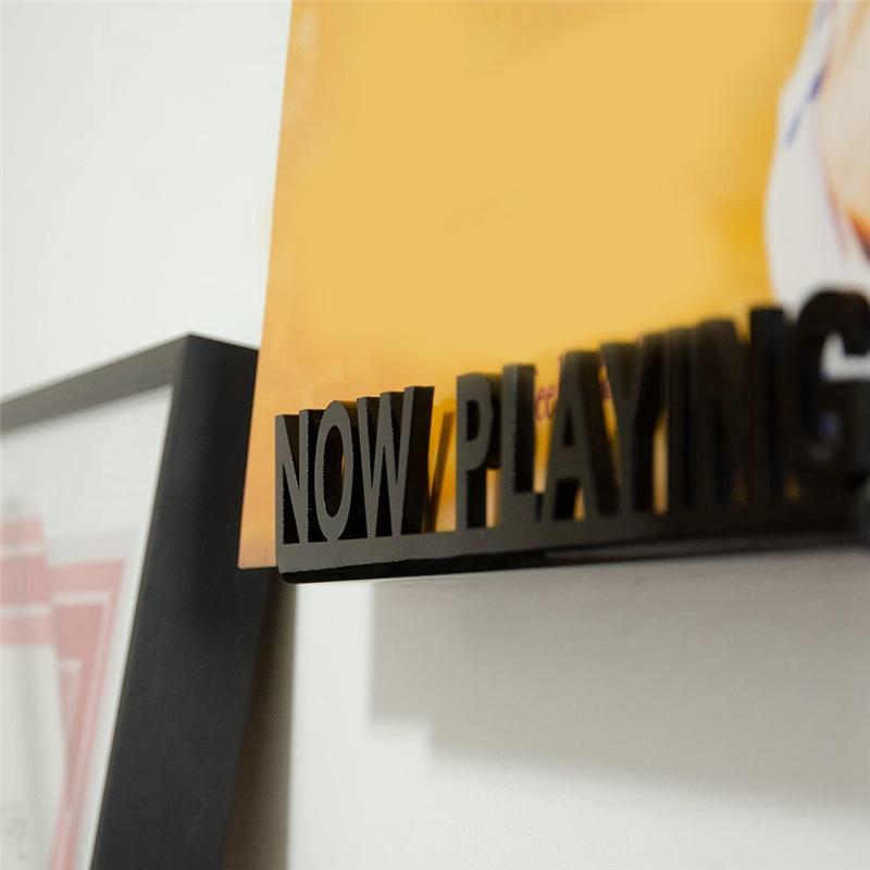 A96K-Wall Mount CD Record Display Stand Now Playing Acrylic Vinyl Record Shelf For Home Decoration White Easy Install