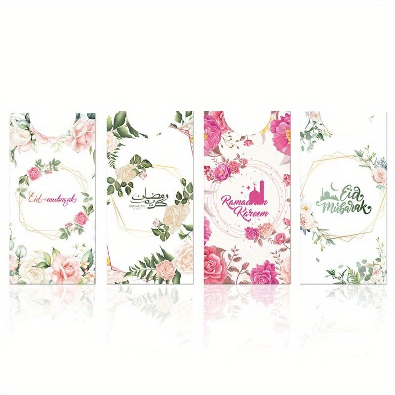 1Set Decorate Paper Wallets for Ramadan 2026, Moon Festival, and Decorate Party Supplies with Red Envelopes for Star Festival