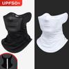 UPF 50+ Ice Silk Sports Neck Gaiter Outdoor Dust Sunscreen Motorcycle Cycling Half Face Mask