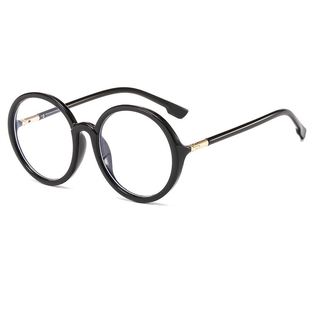 Eye Protection Eyeglasses Round Frame Women Glasses Vintage Anti-Blue Light Glasses  Women