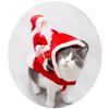 Santa Claus Riding Horse Dog Costume – Festive Pet Christmas Outfit
