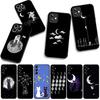 Moon Sky Stars Cat Astronaut Cover Phone Case for Apple iPhone 16 15 14 Plus 13 12 Mini 17 Pro Max + ProMax 16E Air