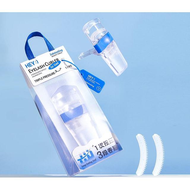 Puremantis - Plastic Eyelash Curler with Pad Refill