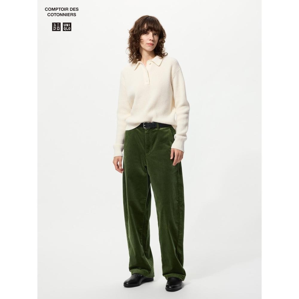 Uniqlo Corduroy Curve Pants Longer Length