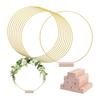 12" Metal Flower Hoop for Dream Catchers DIY Craft Wall Decor Wreath Rings Wreath Hoop for Wedding Party Decoration