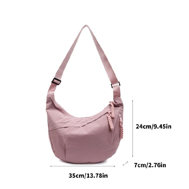 Crescent Bag for Women Men Crescent Shoulder Bag Retro Canvas Crossbody Bag Slouchy Corduroy Dumpling Bags Purses Gifts