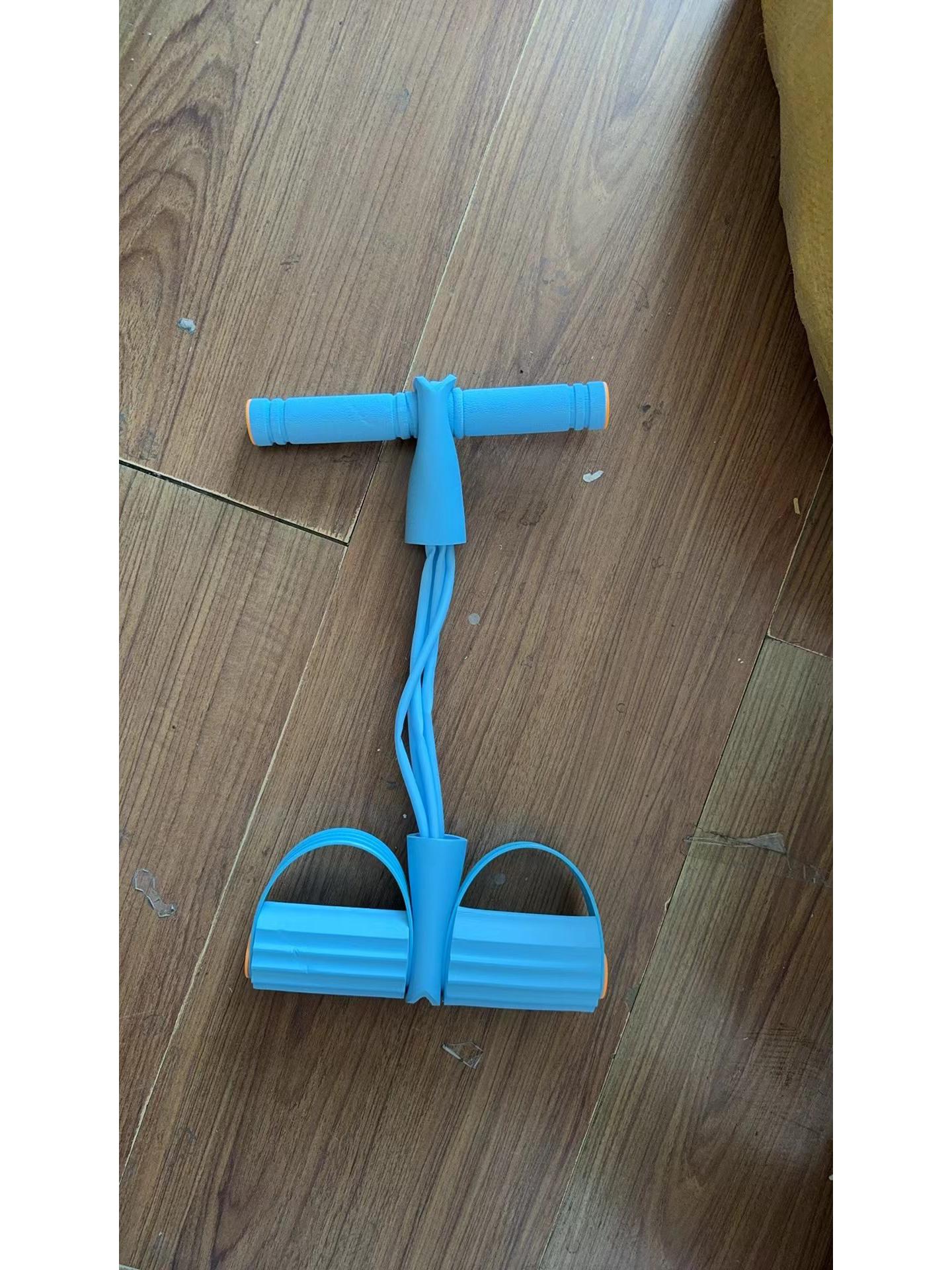 

Многофункциональный эспандер для пресса с четырьмя трубками и педалью