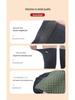 Wool Fleece Warm Knee Pads with Anti-Slip Mugwort Cashmere for Winter Cycling