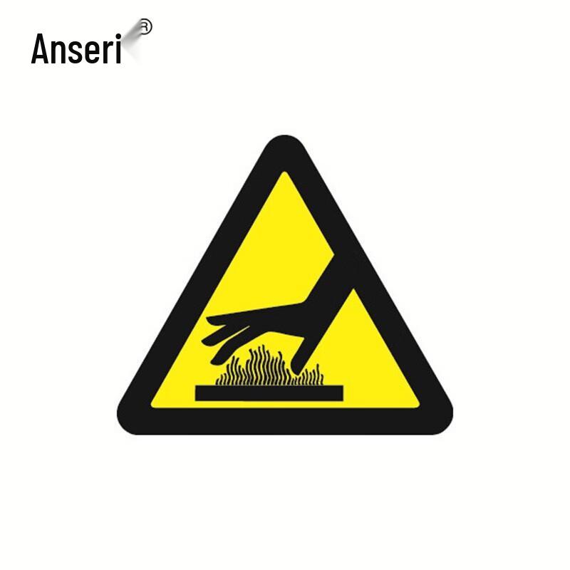AnsaiRui Caution Hot Safety Warning Label