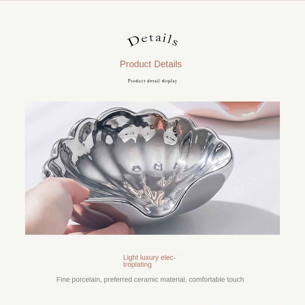 Sea Shell Shape Shell Storage Box Self Draining Soap Dish Drain Soap Box  Bathroom Accessories