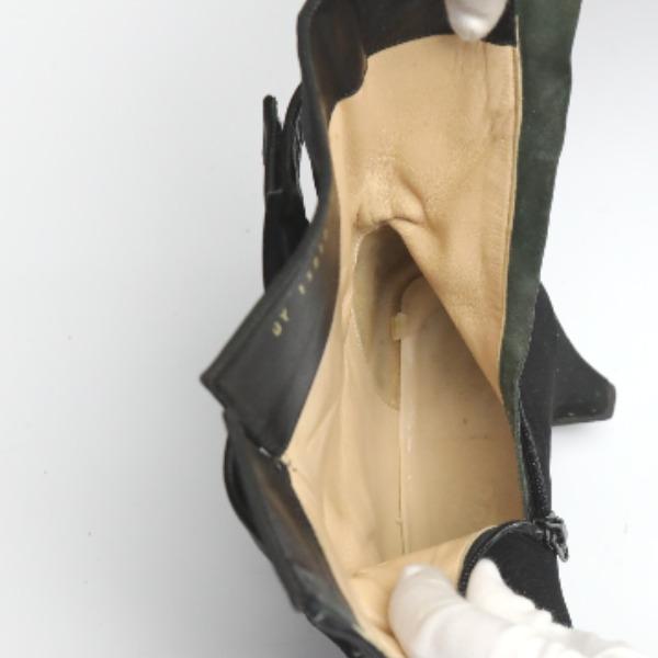 Salvatore Ferragamo short boots 7C boots black Women Used
