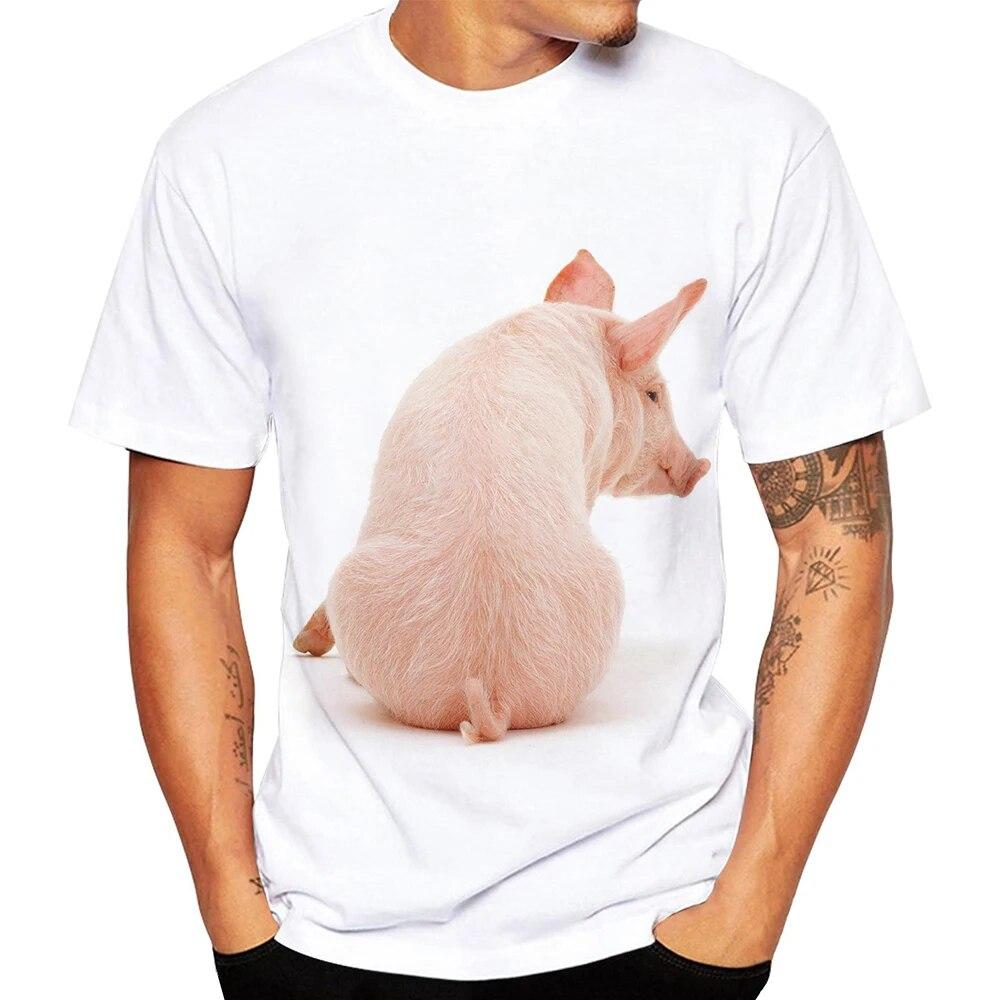 Tricouri cu porc amuzant de vară, cu animale drăguțe, imprimeu 3D, îmbrăcăminte de stradă, bărbați, femei, modă ocazională, tricou supradimensionat, tricouri pentru copii, topuri, îmbrăcăminte