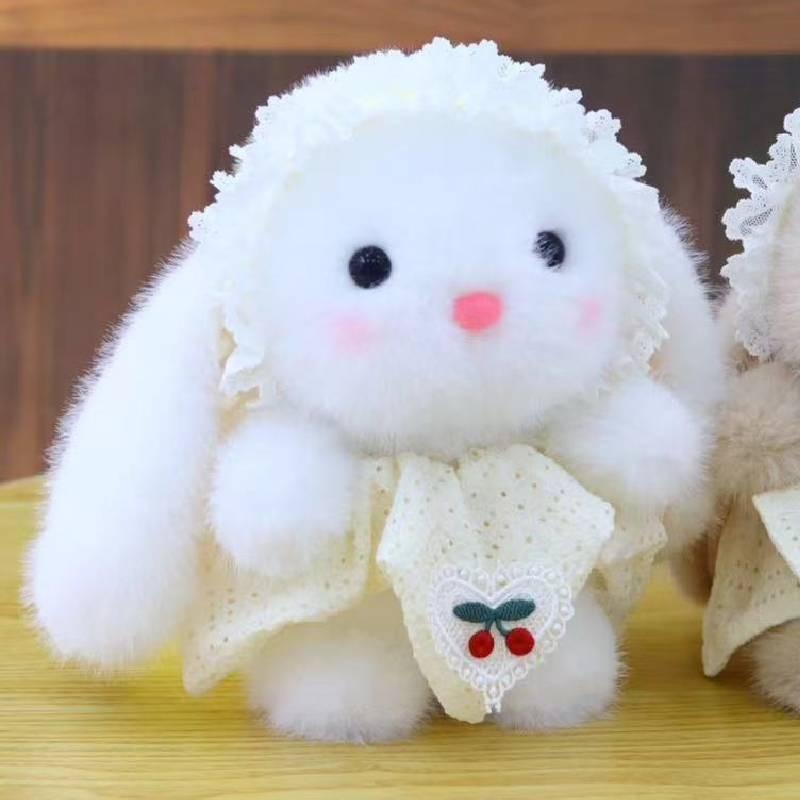 Animal Plush Rabbit Keychain Toys For Kids Bedroom Decoration Gifts Pendant