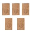Pack of 5 Versatile Saxophone Cork Mouthpiece Cork Strips Replacement for Various Saxophone Beginners and Professional