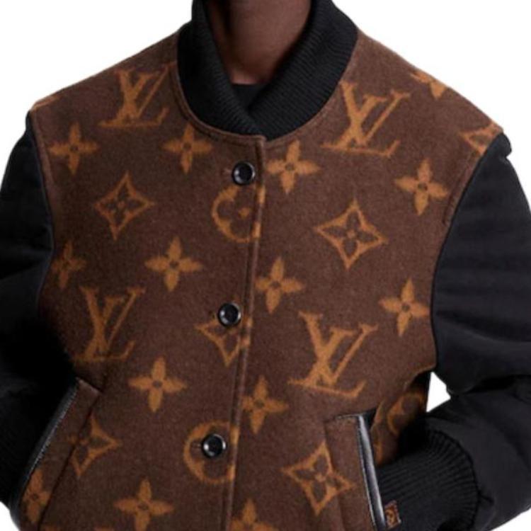 LOUIS VUITTON Monogram Jacquard Bomber Jacket 1A9DJ7
