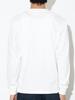 T-Shirt Coffee Embroidery Crew Neck Cut and Sewn WEISS XL [Beams Heart] L/S Herren