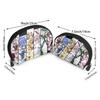 Symphogear Coin Purse with Storage Pouch, Wallet, Portable, Functional, Large Capacity, Waterproof Shell Pouch, Parent-Child Pouch, Travel Goods, Toil