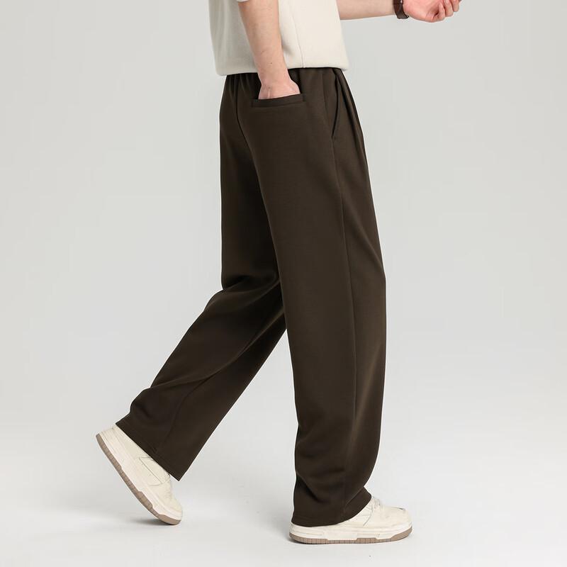 Firstview Pantalon décontracté à jambes larges et coupe décontractée pour homme