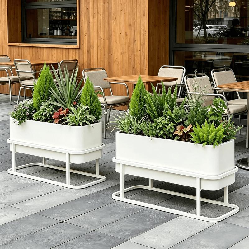 Beifute Outdoor Iron Flower Box