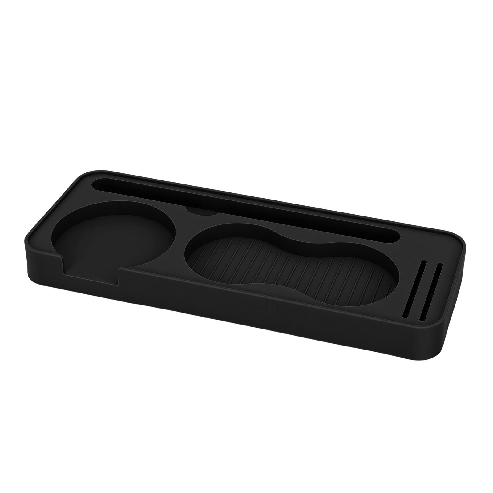 

Coffee Tamper Mat Silicone Tamping Pad for Portafilter Tamper Distributor Brush Puck Screen Water Proof Heatproof Tamp чёрный