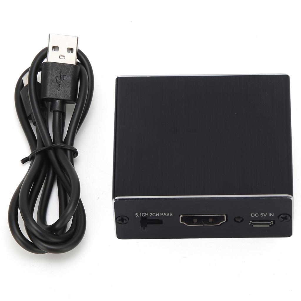 Audio Extractor with DTS Optical 4K SPDIF RCA HDMICompatile Audio Extractor Splitter