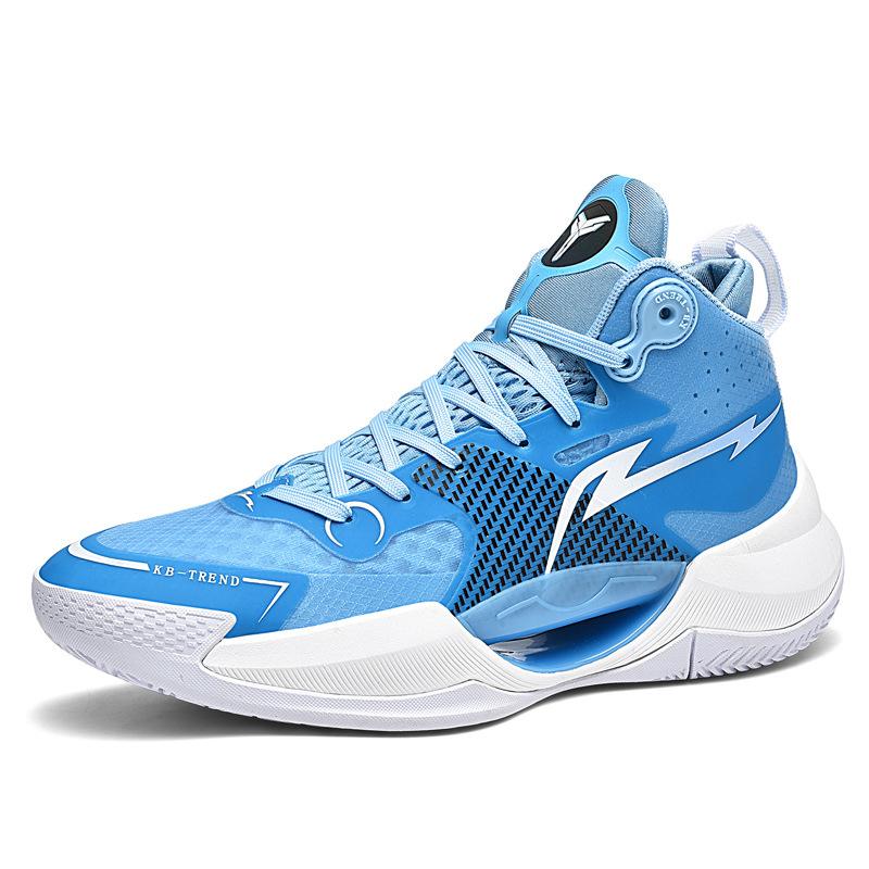 Kobe Basketball Shoes Men's and Women's Wade Mesh Breathable Shock Absorption Actual Combat High-top James Sneakers