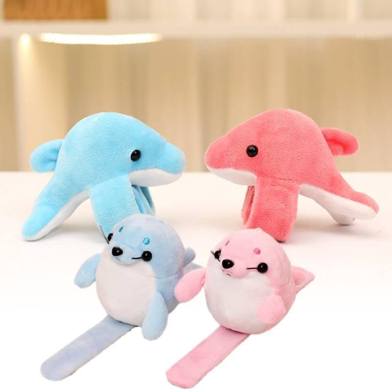 Bracelet Christmas Marine Animal Souvenir Plush Toys Xmas Gift Fill Doll Cartoon