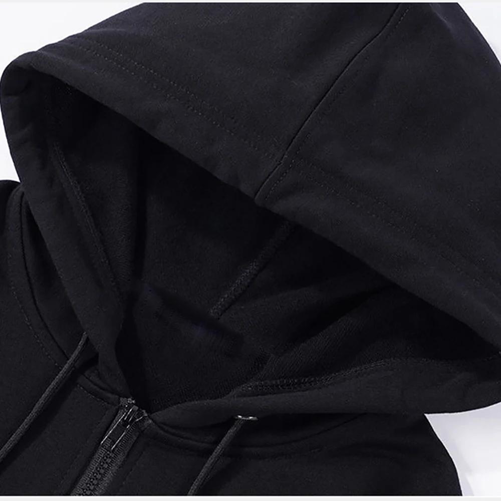 Korn Zipper Hoodies Rock Band WORLD TOUR Sweatshirts Hip Hop Streetwear Zip Up Jacket Men Women Fleece Long Sleeve Clothes