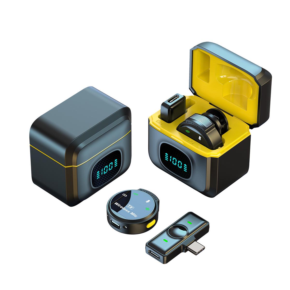 

Premium Wireless Lavalier Microphone for Outdoor Streaming, Interviews & Noise-Reduced Recording Lightning Port (Suitable for Apple 8-14)