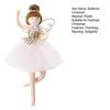 Yousheng Ballerina Christmas Ornament Ballet Girl Dancing with Wing And Tulle Skirt Xmas Tree Hanging Decorations for Holiday Home Party Decor