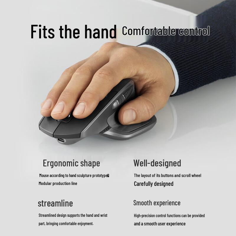 Logitech MX Master 2S BLE Wireless Ergonomic Mouse