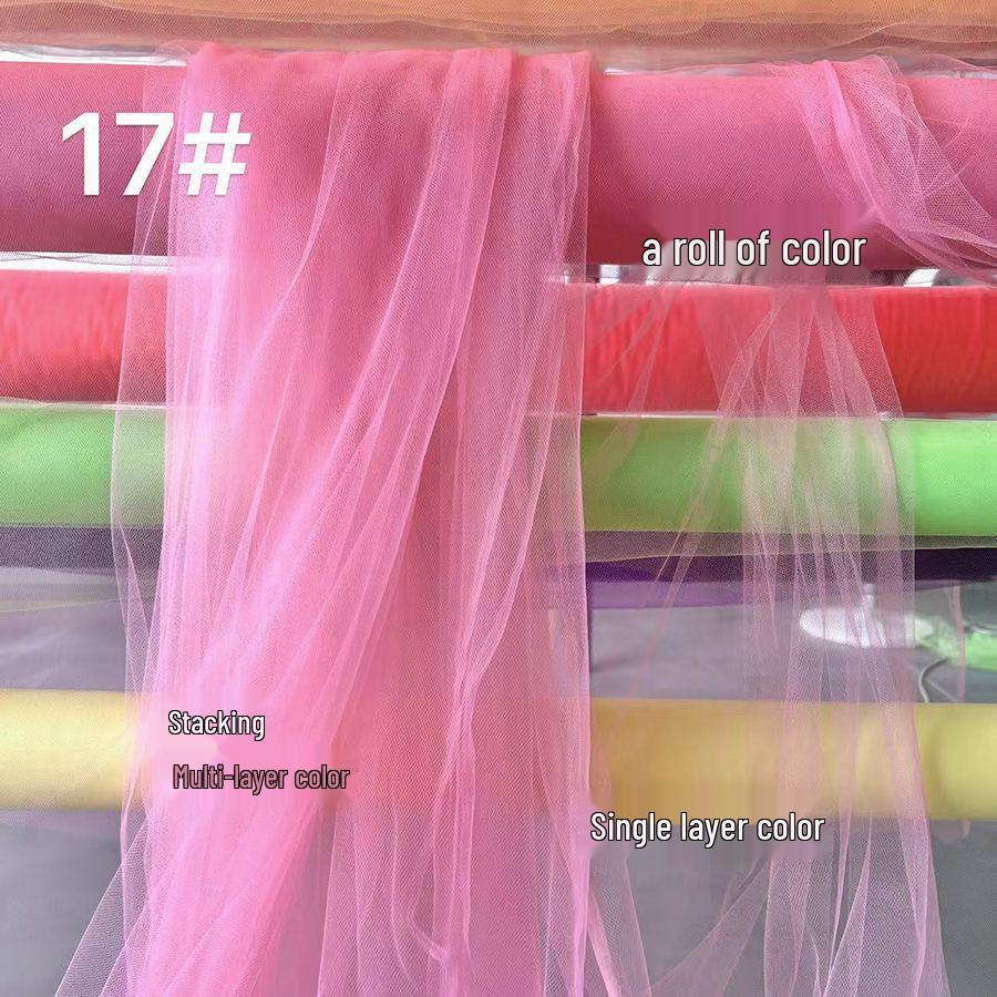 Macaron Sheer Curtain - DIY Decoration for Kindergarten & Festival Chair Environment Creation, Free Shipping