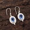 Tanzanite Gemstone Jewelry, 925 Solid Sterling Silver Earrings, Handmade Amazing Silver Earrings Gift For Women