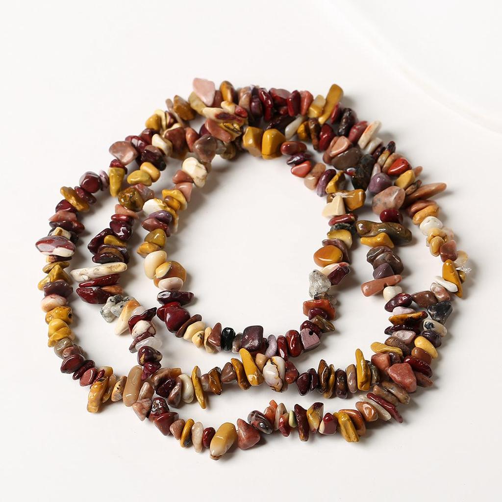 80cm Natürliche Amethyst Splitterkette - Poliert, Unregelmäßige Streifen für DIY Schmuck & Armbänder