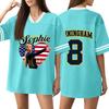 Women's Short Sleeve Letter Print Casual T-Shirt for Everyday Wear