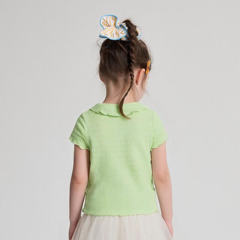 

Girls Knit Short Sleeve T-shirt 140