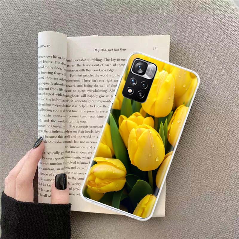 Tulips are Already in Full Bloom Phone Case For Redmi Note 13 12 Pro Plus 14 15 Pro 5G 11 11T 11E 11S 10 Pro 10S 9 9S Cover Cell