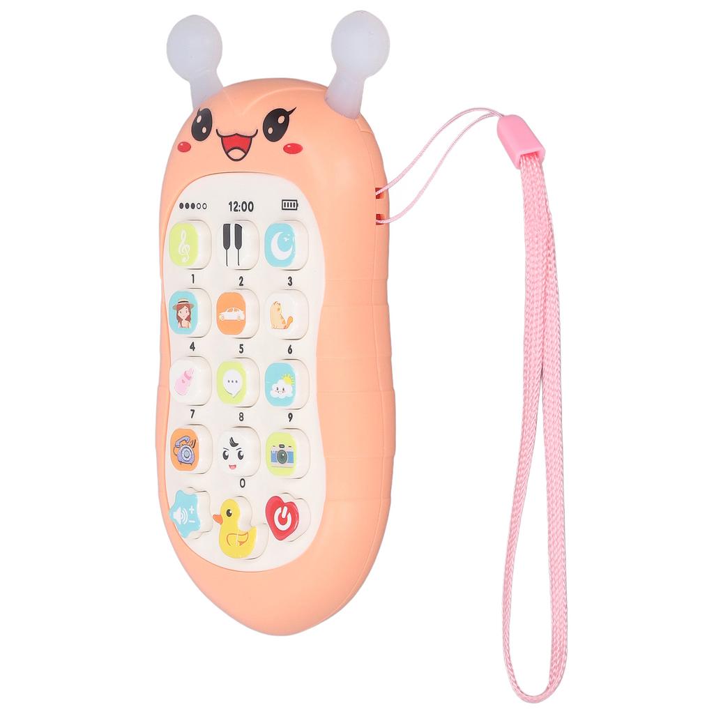 Music Phone Toy Volume Soft Wear Resistant Educational Music Teething Toy Gift