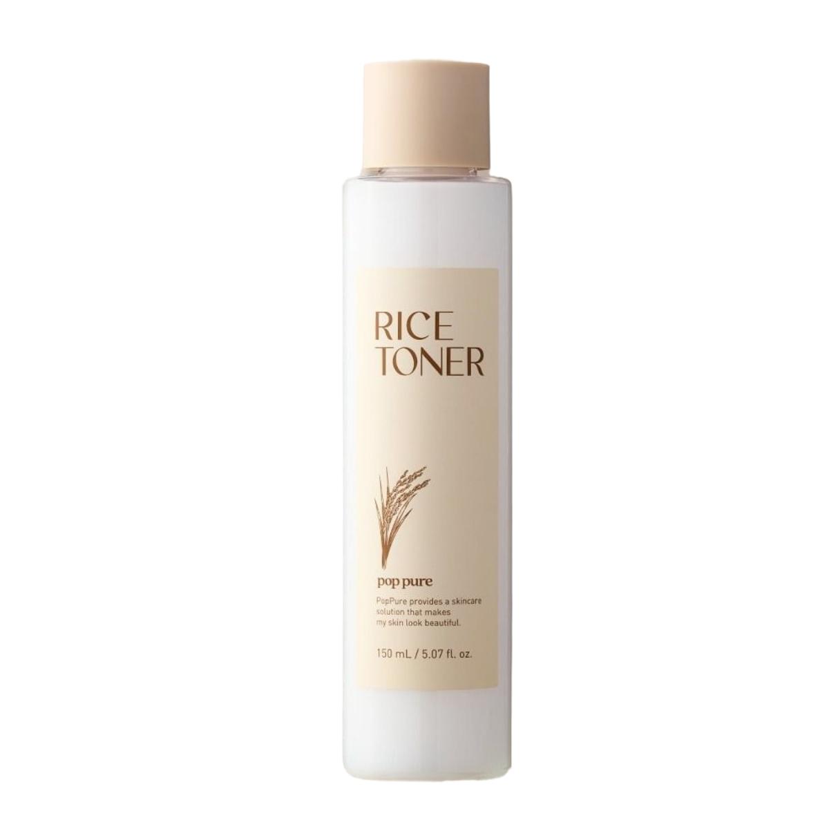 POP PURE Rice Toner Brightening & Hydrating Glow Skin Refiner 150ml