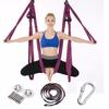 Aerial Yoga Hammock Set With Spreader Bar Extension Straps Inversion Fitness Training