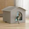 Casa rinfrescante per animali domestici con impacchi di ghiaccio, letto climatizzato chiuso per tutte le stagioni per gatti e cani di piccola taglia